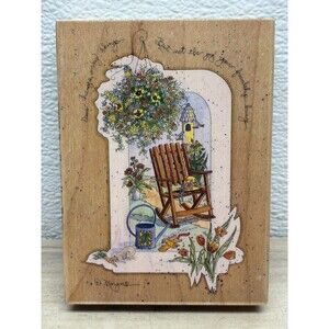 Stamps Happen Inc. Time Changes Many Things Wood Mounted Rubber Stamp